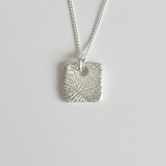 Nose Print Necklace ~ Square