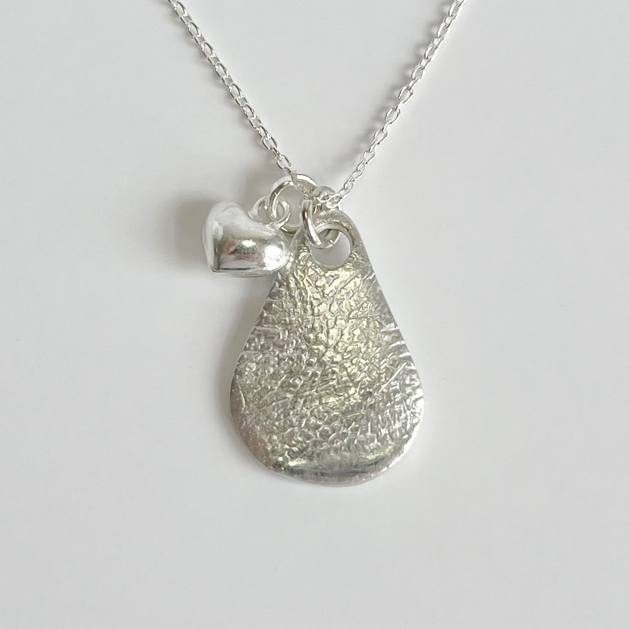 Nose Print Necklace ~ Teardrop